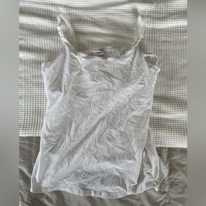 Organic Cotton White Nursing Tank